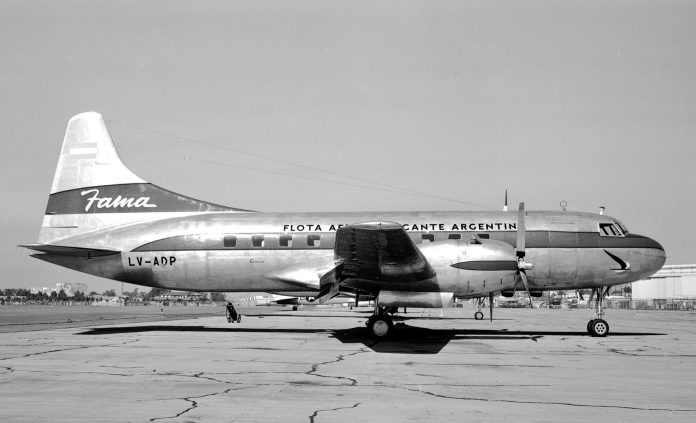 Convair 240 LV-ADP, Foto: De Bill Larkins Convair 240 LV-ADP, Foto: De Bill Larkins