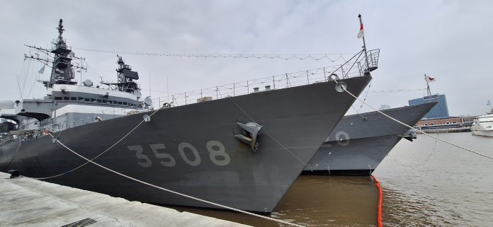 Visita de la Fuerza maritima de autodefensa de Japón. Visita de la Fuerza maritima de autodefensa de Japón.