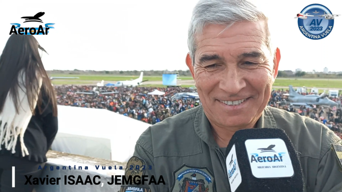 Entrevista al JEMGFAA Xavier ISAAC, EXCLUSIVO, cierre Argentina vuela 2023 Entrevista al JEMGFAA Xavier ISAAC, EXCLUSIVO, cierre Argentina vuela 2023